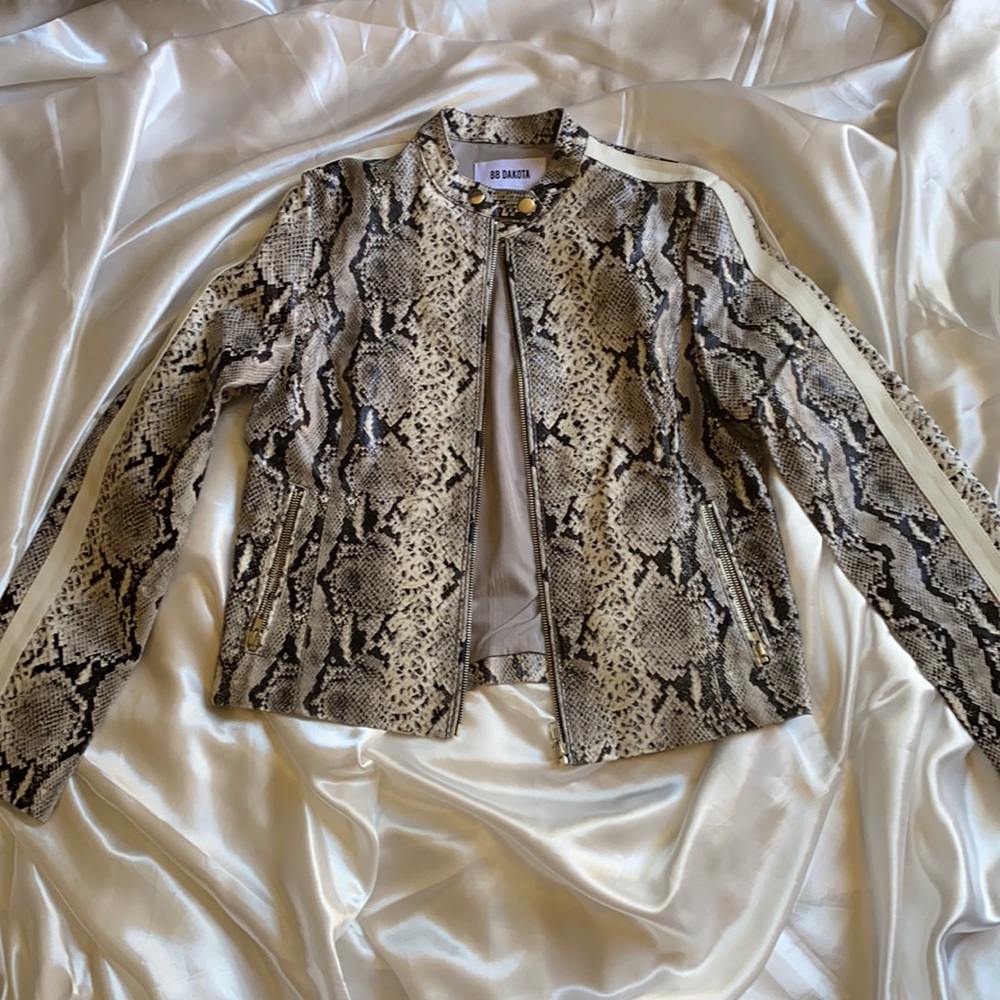 Snake Leather Jacket